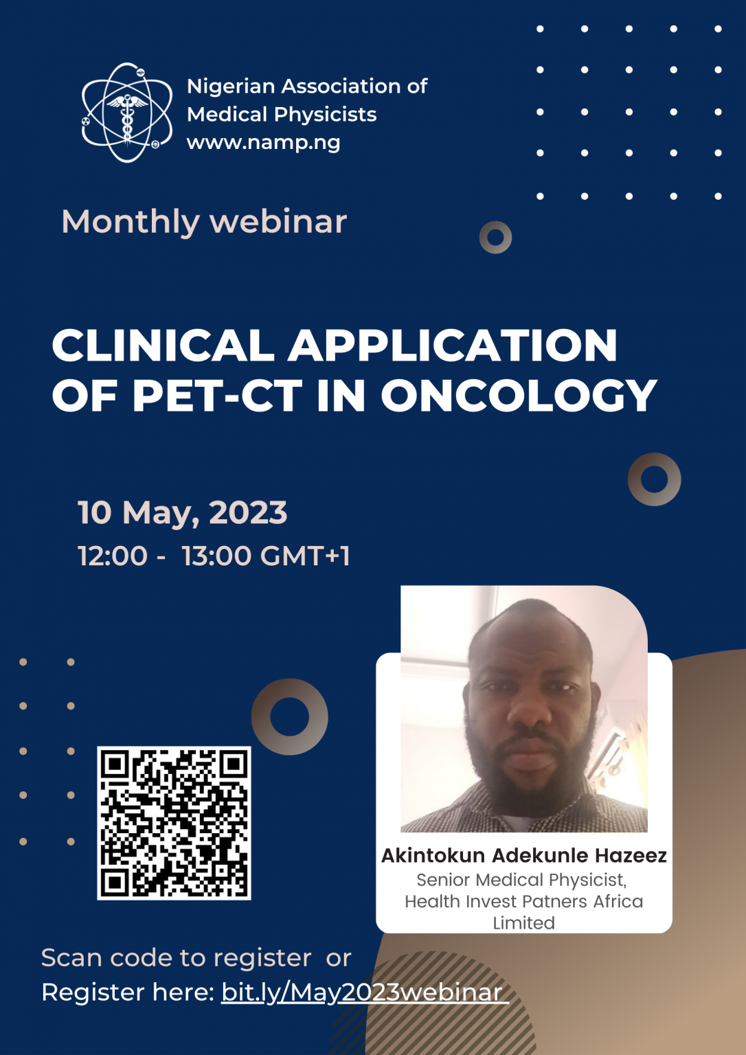 2023 Webinars #4: Clinical Application Of PET-CT In Oncology – NAMP